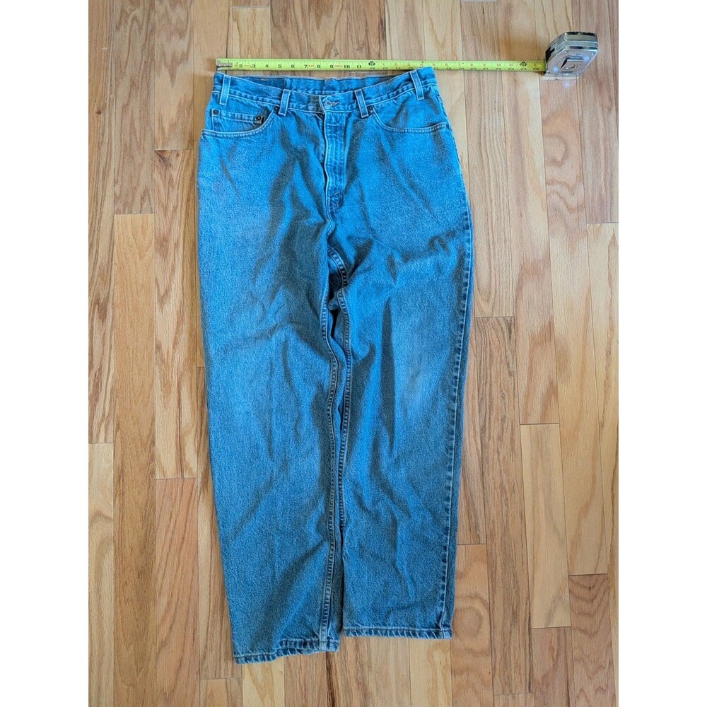 Vintage 2001 Levis 468 Jeans Relaxed Straight 36 x 32 Blue